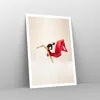 Poster - Poster ohne Rahmen - Ballerina Tanz Rot - 70x100 Produktbild-Vorschau 7