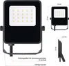 LED-Strahler VISIO schwarz, 10W neutralweiß Náhľad obrázku produktu
