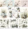 Satz Scrapbooking-Papiere 30x30 - Itd Kollektion - Cottage Anteprima dell’immagine prodotto 6