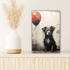 Wanddeko 20x30 cm - Banksy - Hund - Luftballon - Tiere, Produktbild-Vorschau 6