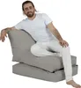 Hanah Home, Siesta Sofa Bed Pouf - Fume, Outdoor Sitzsäcke, Produktbild-Vorschau 6