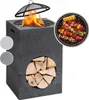 blumfeldt Monolith Feuerschale mit Grill MGO & Stahlschale Produktbild-Vorschau 1