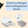 2x Katzenklo mit Deckel - Kippbare Haube - Aktivkohlefilter Produktbild-Vorschau 5