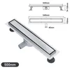 SONNI Bodenablauf flach Duschrinnen, 50cm Edelstahl 2 in 1 Produktbild-Vorschau 14