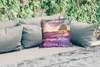 MuchoWow® Outdoor Kissen - Lavendel - Farbe - Vögel - Bäume Produktbild-Vorschau 2