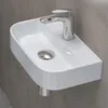 doporro Waschbecken  Gäste-WC weiß Aufsatzwaschbecken Produktbild-Vorschau 2