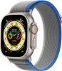 Apple Watch Armband Cubenest Trail Loop Grau mit Blauw - Produktbild-Vorschau 1