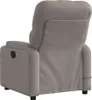 masážne kreslo vidaXL Taupe Fabric Náhľad obrázku produktu 3