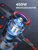 Buture JR700 Akku Staubsauger Rot – 500W & 39kPa, bis zu 55 Produktbild-Vorschau 7