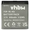 vhbw Akku kompatibel mit Nokia 6700 Classic Handy Produktbild-Vorschau 3