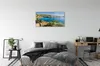 Glasbilder 140x70 Wandkunst Spanien Küste Meer Stadt Produktbild-Vorschau 3