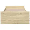 vidaXL Rám postele se zásuvkami Sonoma dub 100x200cm Náhled obrázku produktu 3