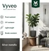 Vyveo - Blumentopf Orena - Silber metallic - 56x54 Produktbild-Vorschau 2