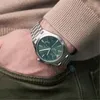Emporio Armani Herren Armbanduhr Chronograph Silber / Grün  Produktbild-Vorschau 6