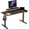 Höhenverstellbarer Schreibtisch 120 x 60 cm, Elektrischer Produktbild-Vorschau 1
