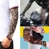 6 Szt Kolarstwo Rower Ochrona UV Nadruk Rękawy Ocieplacz na Podgląd zdjęcia produktu 2