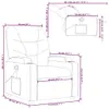 VidaXL 372472, Kunstleder, Schwarz, Schaum, 110 kg, 740 mm, Produktbild-Vorschau 7