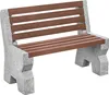 Dehner Gartenbank, 2-Sitzer, frostbeständig, 114 x 75 x 52 Produktbild-Vorschau 1