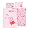 Babybettwäsche Peppa Pig 100x135 + 40x60 cm, 2-teilig, Produktbild-Vorschau 2