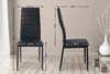 CLP Esszimmerstuhl Mayfair schwarz Material Kunstleder Produktbild-Vorschau 2