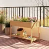 Outsunny Hochbeet 8 Fächer Pflanztisch Blumenkasten Produktbild-Vorschau 9