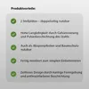 Fahrradanlehnbügel 119 x 39 cm Flachstahl 13 mm Anthrazit  Produktbild-Vorschau 5