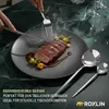 Roxlin 30-teiliges Besteckset aus Edelstahl in Silber – Produktbild-Vorschau 4