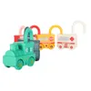 Educational Puzzle Spielzeugautos mit Vorhängeschloss Wagen Produktbild-Vorschau 11