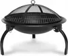Braciere da giardino con funzione grill e coperchio 55 cm, Anteprima dell’immagine prodotto 2