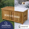 CASARIA® Holztruhe mit Deckel Groß 103L Volumen Sitzbank Produktbild-Vorschau 6
