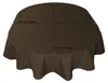 Tischdecke oval braun 130x220 cm Leinenoptik Lotuseffekt Produktbild-Vorschau 4