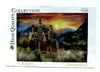 The image shows the front of a puzzle box featuring a fantasy castle at sunset. Podgląd zdjęcia produktu