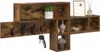 Porte-manteau mural avec étagère Chêne fumé 100 x 12 x 43,5 Voir les images du produit 2