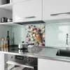 Küchenrückwand Spritzschutz Glas mit Motiv Macarons im Produktbild-Vorschau 2