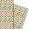 Retro Designer Geschenkpapier mit Punkten in 70er Jahre Produktbild-Vorschau 2