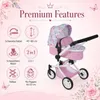 Bayer Chic 2000 Kombi-Puppenwagen Mika | 2in1 Buggy & Produktbild-Vorschau 8
