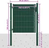 vidaXL Zauntor aus PVC und Stahl 100 x 81 cm Grün Produktbild-Vorschau 3