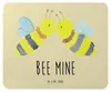 Mr. & Mrs. Panda Mauspad Biene Liebe - Gelb Pastell - Produktbild-Vorschau 1