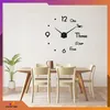 OMNA | Nástenné hodiny 3D DIY L100 - čierne - moderný Náhľad obrázku produktu 12