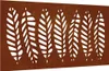 vidaXL Garten-Wanddeko 105x55 cm Cortenstahl Blatt-Design Produktbild-Vorschau 1