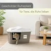 Katzenhaus Outdoor Hundehütte Hundehöhle kleine Hunde Produktbild-Vorschau 3
