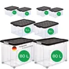 Novaliv 8 tlg Sparset Aufbewahrungsboxen mit Deckel Produktbild-Vorschau 8