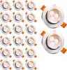 Jayseuw 20x LED luce da incasso 3W orientabile soffitto Anteprima dell’immagine prodotto 8