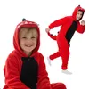 Pyjama Onesie Kigurumi Kostüm für Kinder Dinosaurier 104 Produktbild-Vorschau 1