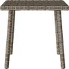 vidaXL Garten-Couchtisch Rechteckig Grau 40x40x37 cm Poly Produktbild-Vorschau 3