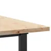 vidaXL Table de salle à manger O-cadres 160x80x75,5 cm pin Voir les images du produit 6
