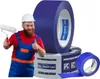 A painter holding a paint roller and giving a thumbs up, with rolls of blue painter's tape in the background. Anteprima dell’immagine prodotto