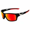 Sport Sonnenbrille Schwarz Matt Schmal Polarisiert Orange Produktbild-Vorschau 3