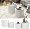 Zestaw stolików kawowych Vicco Giva Biały 48 x 48 cm, Model Podgląd zdjęcia produktu 2