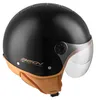 BEON Design Luxe Jethelm Scooterhelm mit Visier, M, Schwarz Produktbild-Vorschau 4